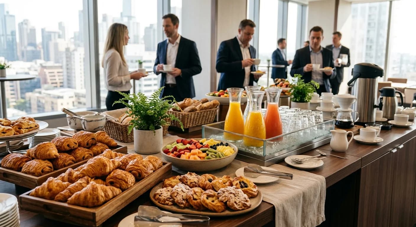 Team brunch catering at an Amsterdam offsite