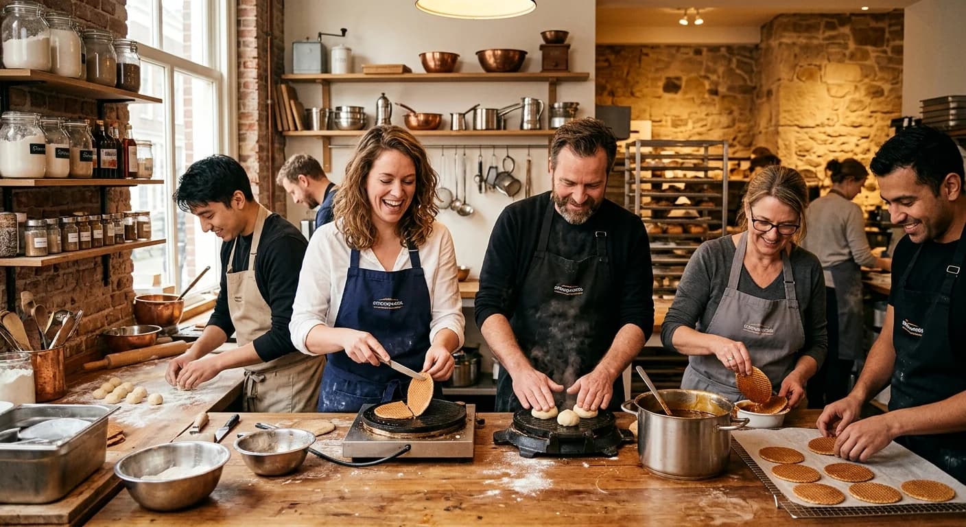 Stroopwafel workshop in Amsterdam