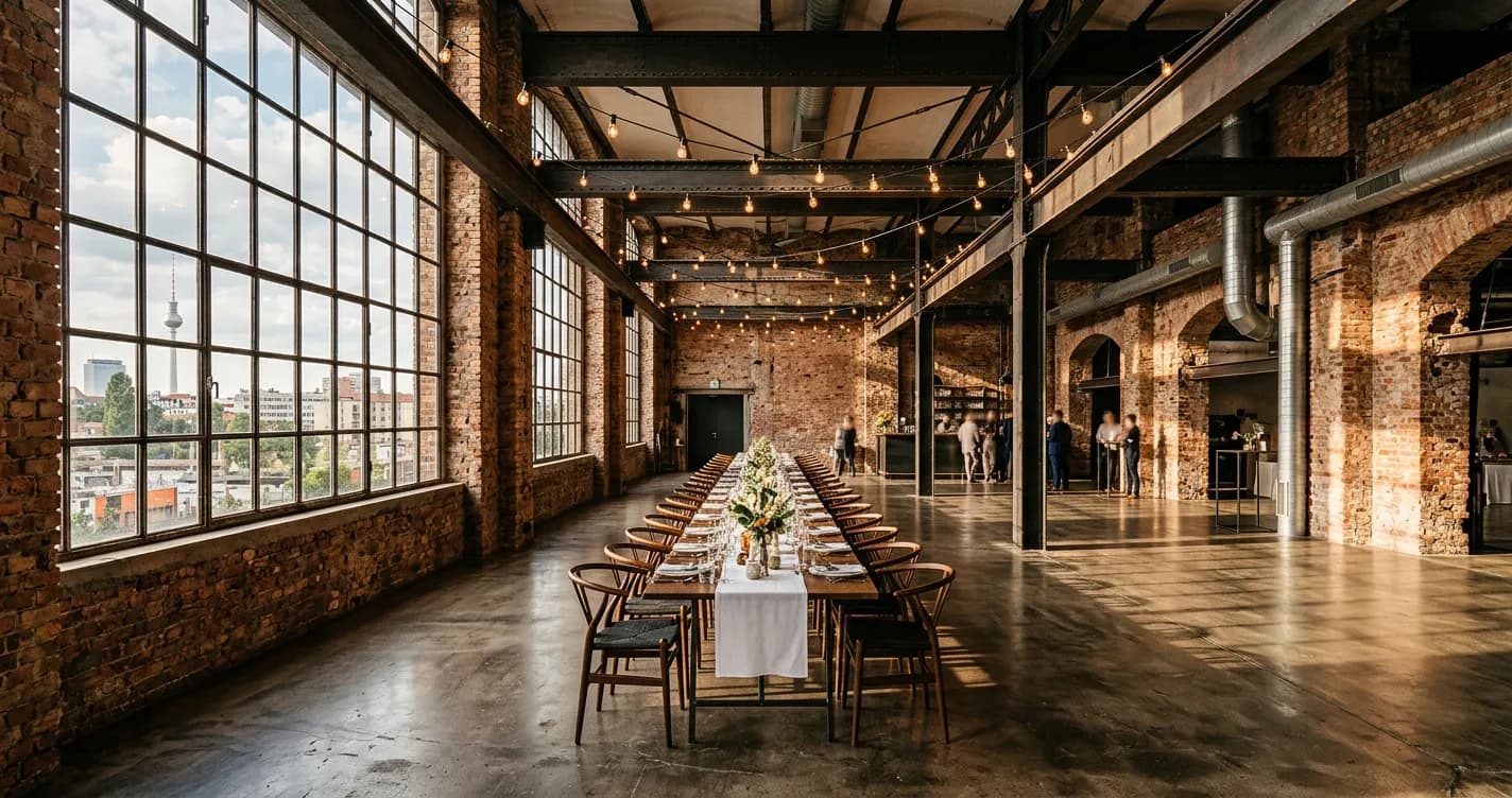 Industrial loft event venue Loft36 in Berlin Kreuzberg