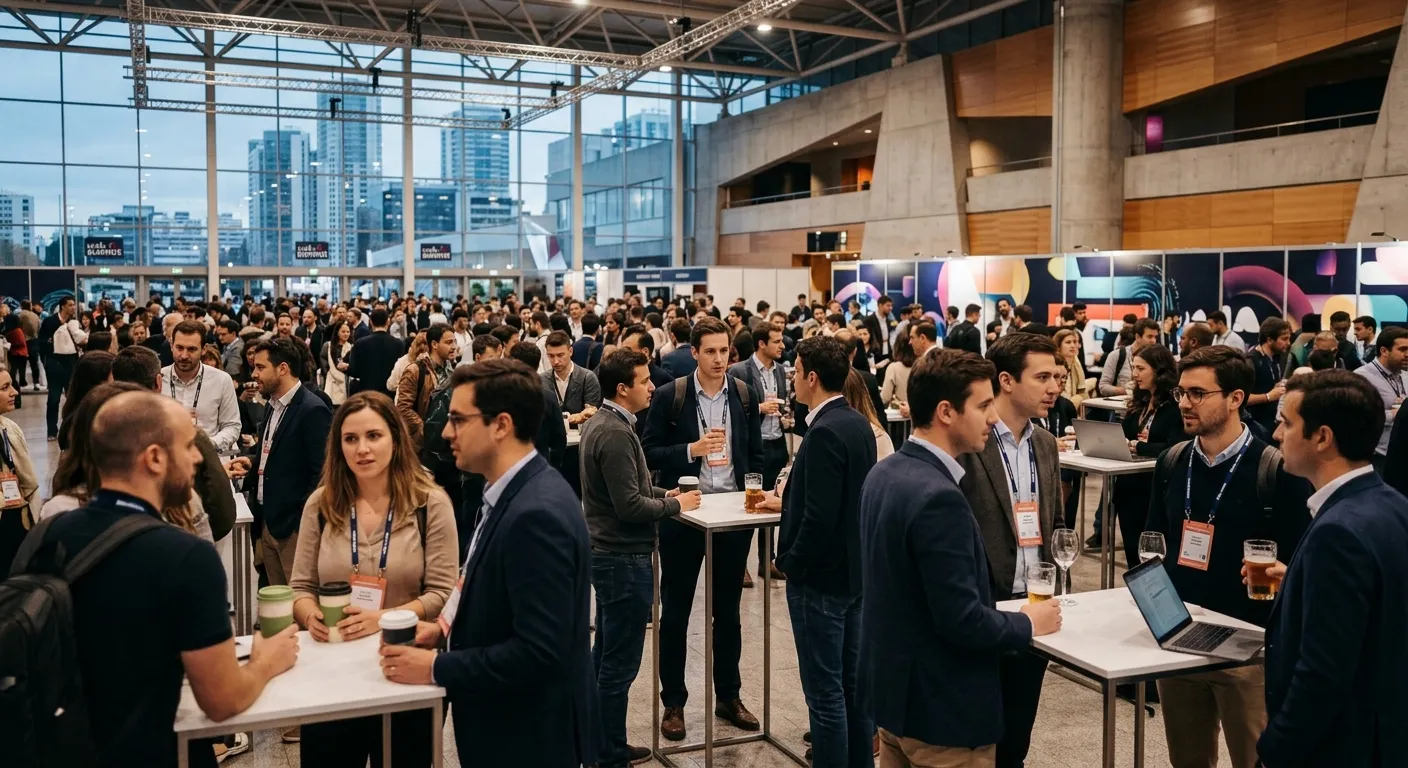 Networking side event during Dublin's tech conference season