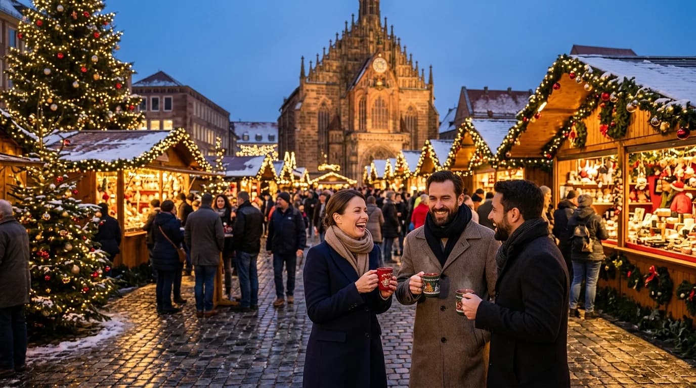 Corporate Christmas party venue near the Römerberg Christmas market in Frankfurt