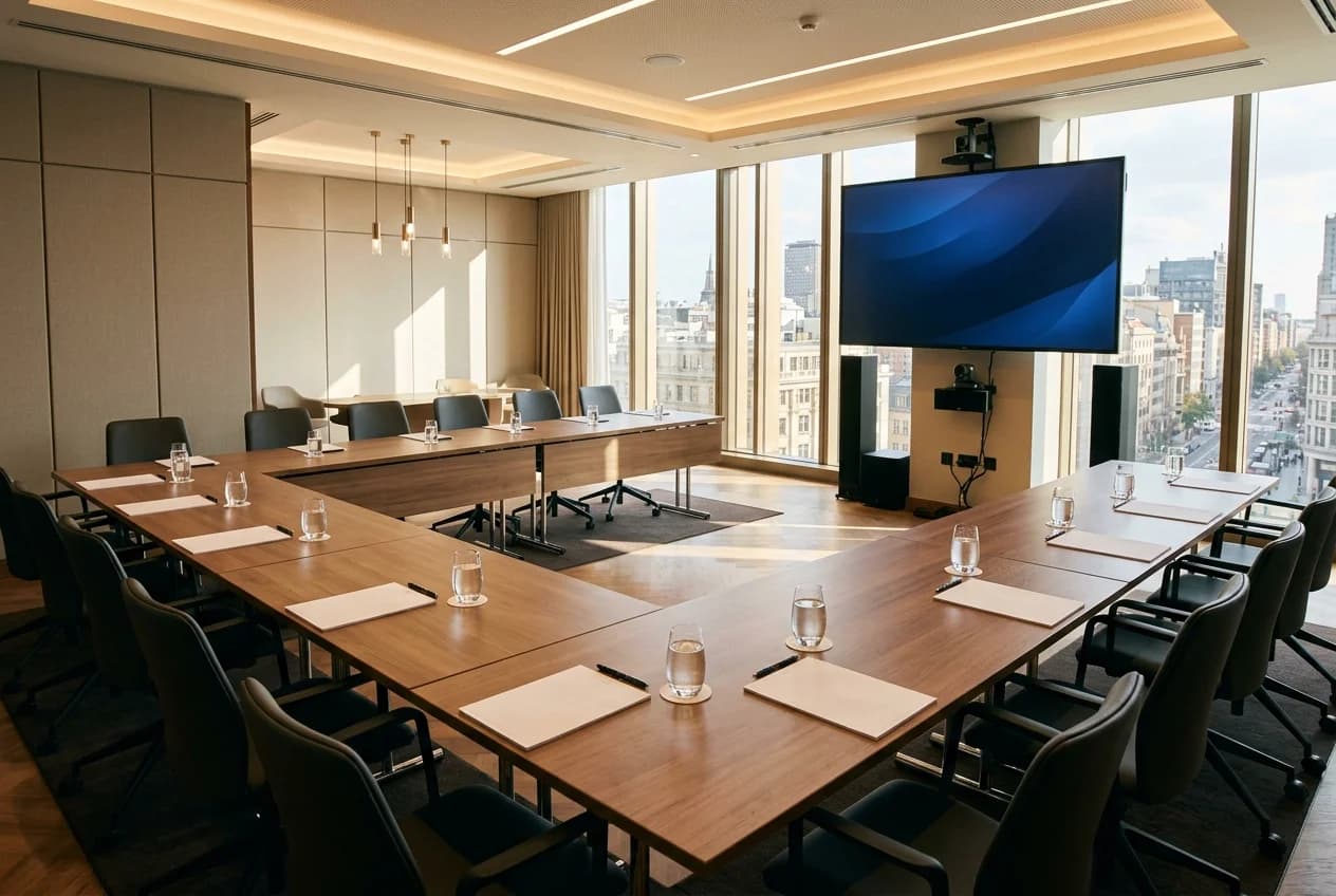 Conference venue in Hamburg with waterfront views