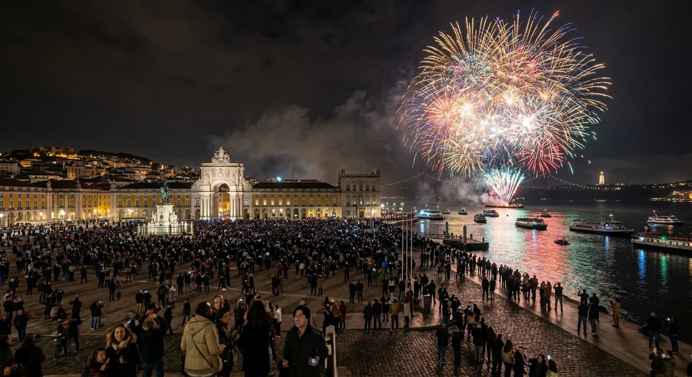 Corporate team new year kickoff workshop in a bright Lisbon creative space