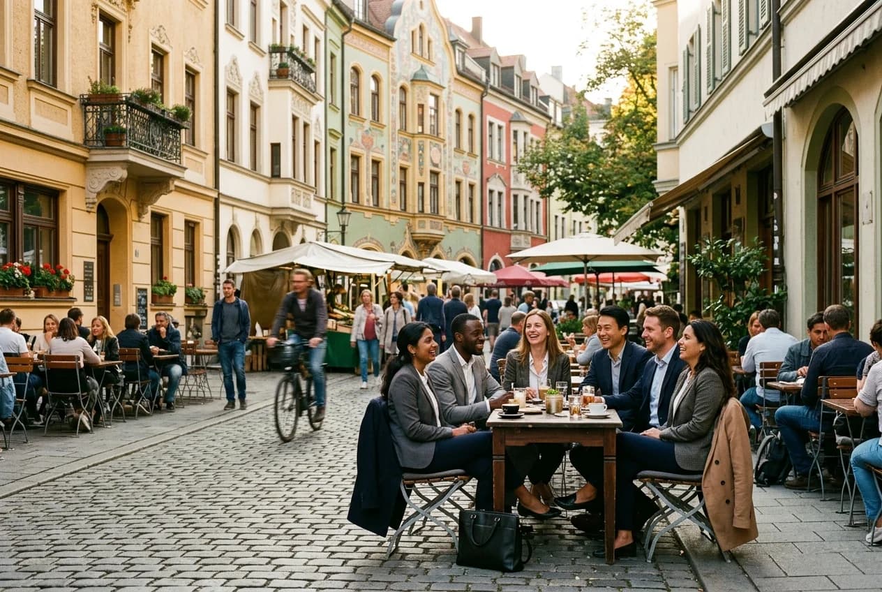 Charming village-style event venue at Wiener Platz in Munich Haidhausen