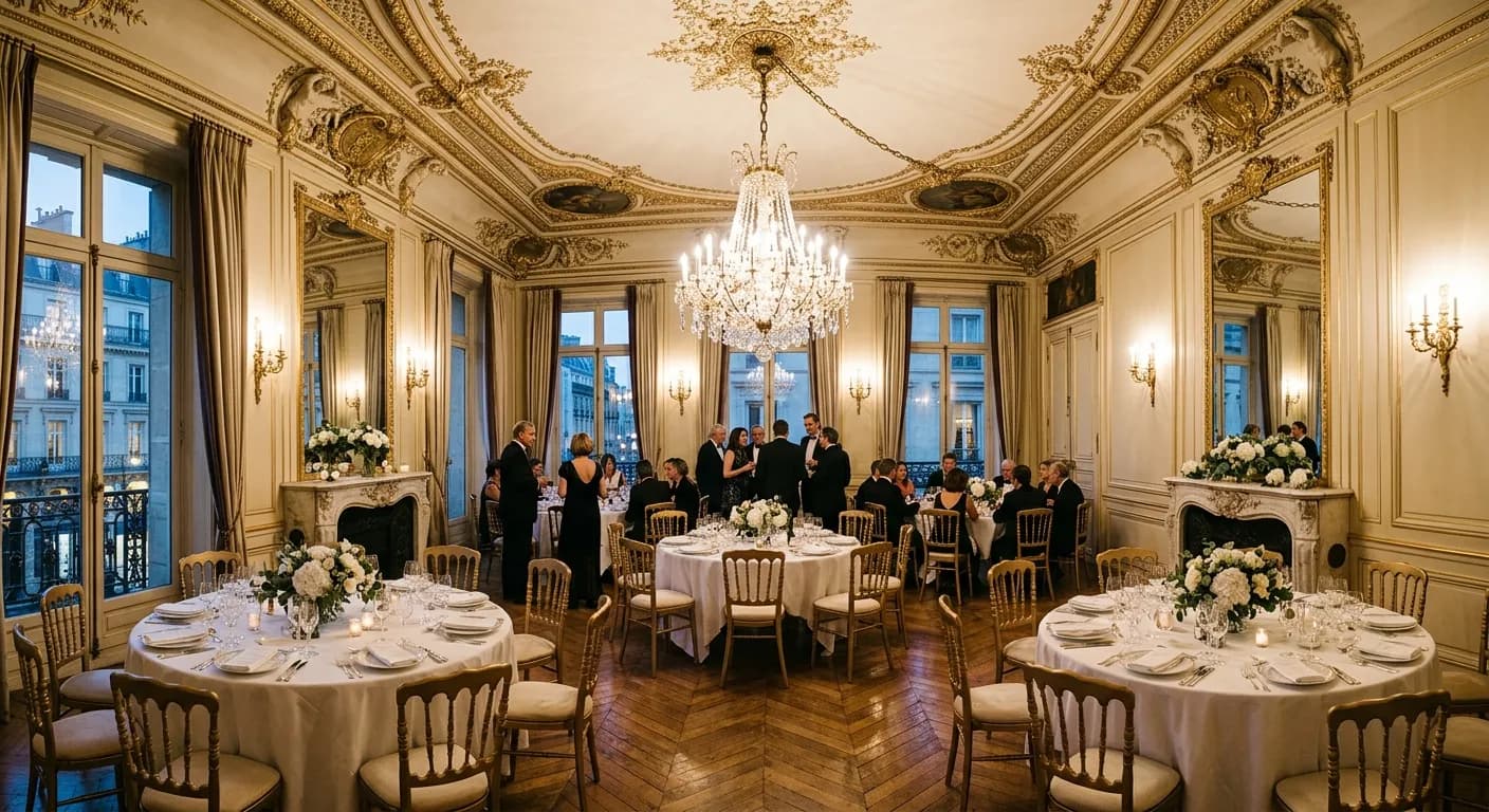Haussmann salon event venue in Saint-Germain Paris