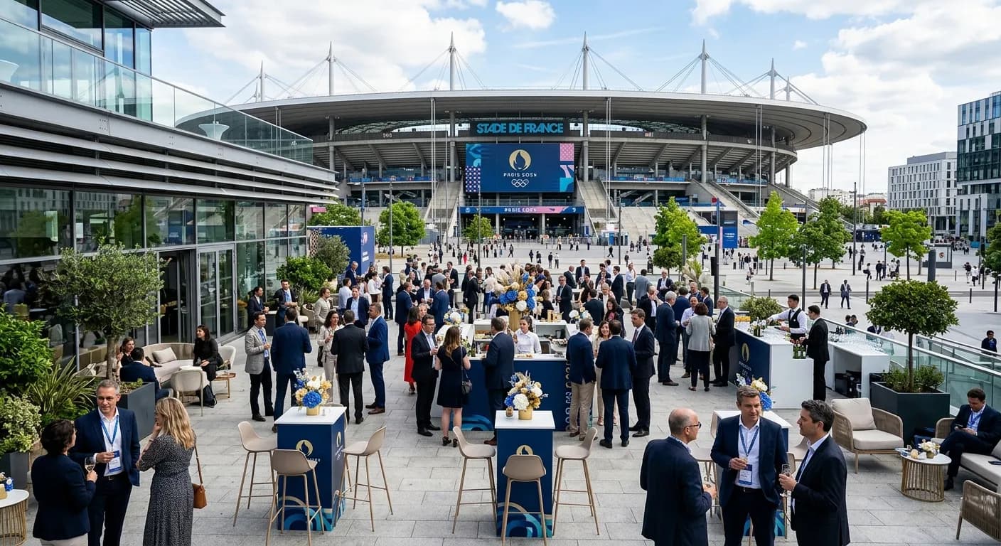 Corporate team building at a Paris 2024 Olympics legacy venue